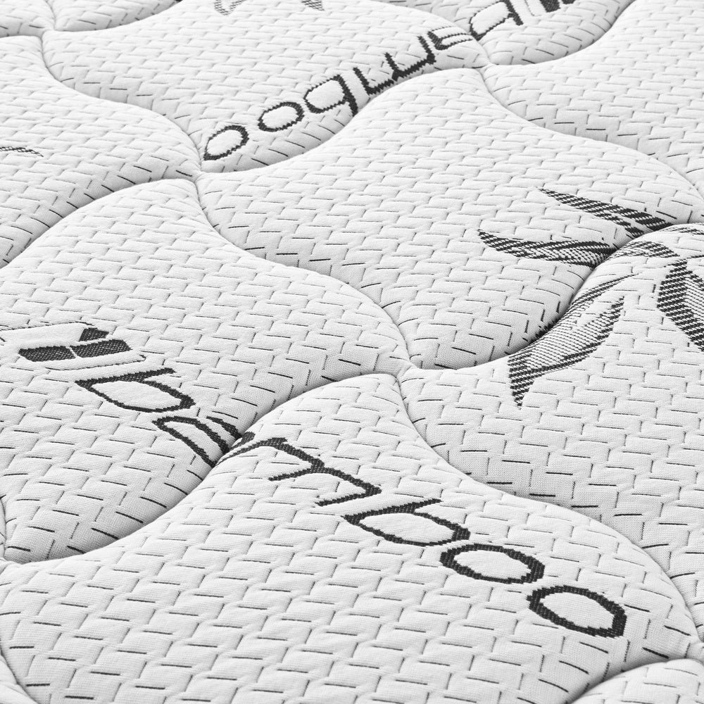 Nyon Queen Mattress | Quilted Foam Core | Tight Top | White Bamboo Cover 7"