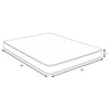 Nyon Queen Mattress | Quilted Foam Core | Tight Top | White Bamboo Cover 7"