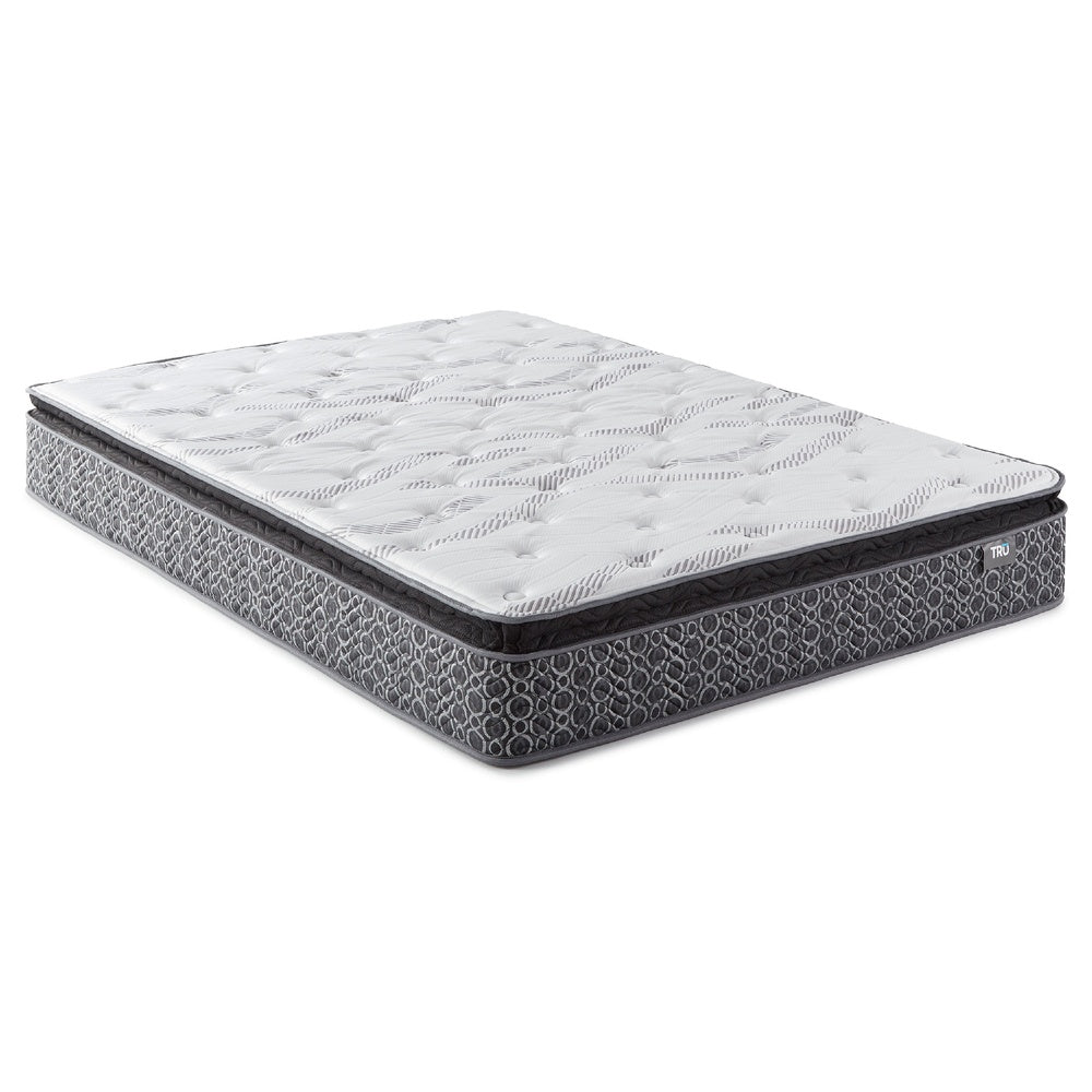 Ayes Hybrid Full Mattress | Pillow Top | Quilted Tencel Cover | White 11"