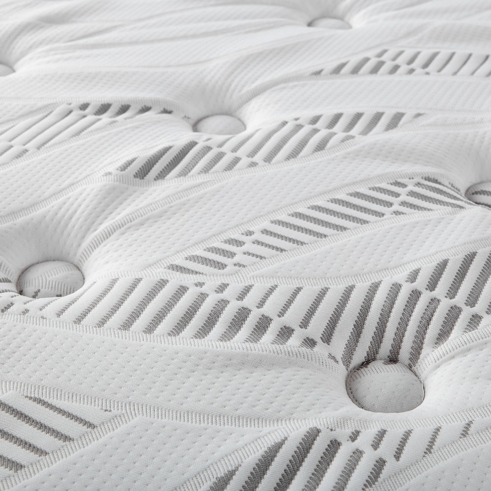 Ayes Hybrid Full Mattress | Pillow Top | Quilted Tencel Cover | White 11"