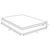 Ayes Hybrid Full Mattress | Pillow Top | Quilted Tencel Cover | White 11"
