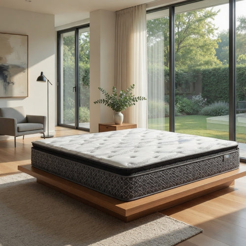 Ayes Hybrid California King Mattress | Pillow Top | Tencel | White 11"