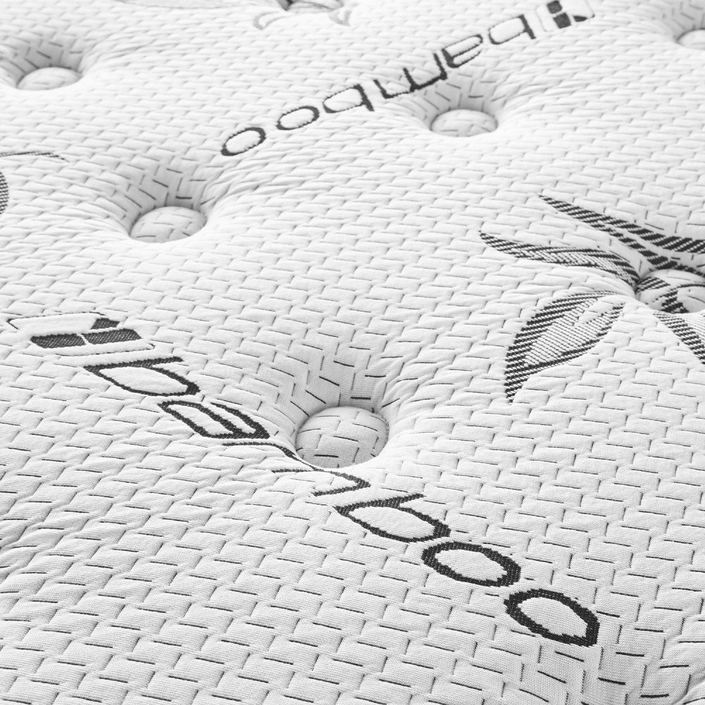 Somy Queen Mattress | Pillow Top | Gel Memory Foam | White Bamboo Cover 13"