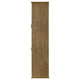 Amity Tall Display Cabinet | 2 Glass Door | Closed Cabinet | Brown 77"