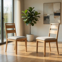 Washed Oak Brown, Oatmeal White
