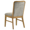 Elora Dining Side Chair | Set of 2 | Gray Fabric | Weathered Natural Wood