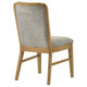 Elora Dining Side Chair | Set of 2 | Gray Fabric | Weathered Natural Wood