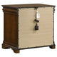 Gravis Nightst& with 3 Drawers | Classic Crown Moldings | Cherry Brown 28"