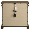 Gravis Nightst& with 3 Drawers | Classic Crown Moldings | Cherry Brown 28"