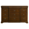 Gravis Wide Dresser Chest | 9 Drawers & 2 Hidden Drawers | Cherry Brown