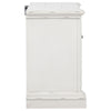 Jenie Nightst& | 2 Drawer & USB Port | Vintage White Wood 32"