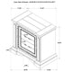 Jenie Nightst& | 2 Drawer & USB Port | Vintage White Wood 32"