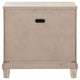 Kylie Nightst& with 2 Drawers | Tapered Legs | Washed Oak Wood 27"