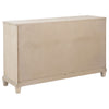 Kylie Wide Dresser with 6 Drawers | Stepped Trim | Washed Oak Wood