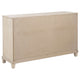 Kylie Wide Dresser with 6 Drawers | Stepped Trim | Washed Oak Wood