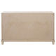 Kylie Wide Dresser with 6 Drawers | Stepped Trim | Washed Oak Wood