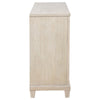 Kylie Wide Dresser with 6 Drawers | Stepped Trim | Washed Oak Wood