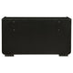 Lina Wide Dresser with 8 Drawers | Integrated H&les | Black Wood