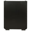 Lina Tall Dresser Chest with 5 Drawers | Integrated H&les | Black Wood