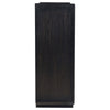 Lina Tall Dresser Chest with 5 Drawers | Integrated H&les | Black Wood