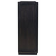 Lina Tall Dresser Chest with 5 Drawers | Integrated H&les | Black Wood