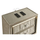Maren Nightst& | 2 Drawers & USB Port | Ivory-Camel Velvet 28"