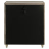 Maren Tall Dresser Chest | 5 Drawers & LED Light | Ivory Tufted Velvet