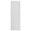 Orion Tall Dresser Chest with 5 Drawers | Gold H&les | Glossy White Wood