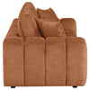 Becy Sofa with 2 Pillows | Burnt Orange Chenille | 91" Chunky Arms