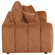 Becy Sofa with 2 Pillows | Burnt Orange Chenille | 91" Chunky Arms