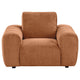 Becy Sofa Chair | Burnt Orange Chenille | 50" Chunky Arms