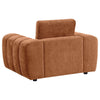 Becy Sofa Chair | Burnt Orange Chenille | 50" Chunky Arms