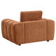 Becy Sofa Chair | Burnt Orange Chenille | 50" Chunky Arms