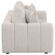 Becy Sofa with 2 Pillows | Plush Ivory Chenille | 91" Chunky Arms