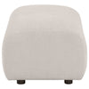 Becy Ottoman | Burnt Orange Chenille Upholstery | 33" Curvy Frame