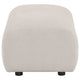 Becy Ottoman | Burnt Orange Chenille Upholstery | 33" Curvy Frame