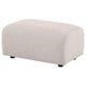 Becy Ottoman | Burnt Orange Chenille Upholstery | 33" Curvy Frame