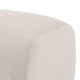 Becy Ottoman | Burnt Orange Chenille Upholstery | 33" Curvy Frame