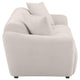 Decy Sofa | 2 Pillows | Greige Chenille | Wide Grid Tufted | 90"