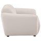 Decy Sofa Chair | Plush Greige Chenille Upholstery | Wide Grid Tufted