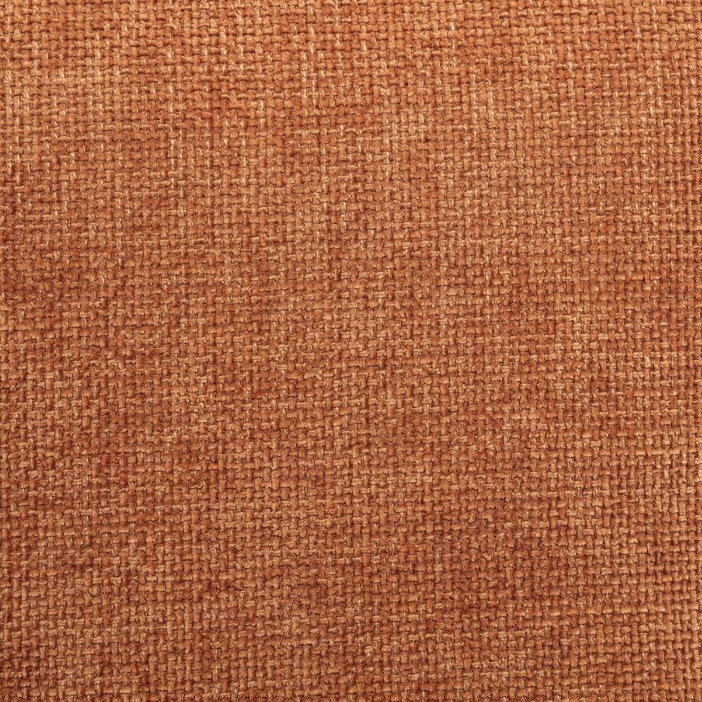 Hecy Sofa Armchair | 1 Pillow | Grid Tufted | Plush Orange Upholstery