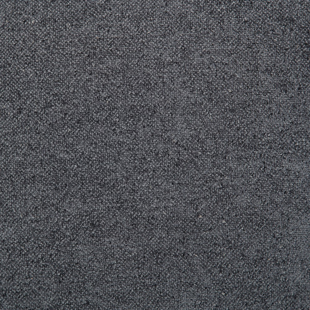 Hecy Sofa Armchair | 1 Pillow | Grid Tufted | Charcoal Gray Upholstery
