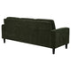 Rumi 3 Seater Sofa | Track Arms | Foam Fill Matcha Green Upholstery 77"