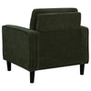 Rumi Accent Club Chair | Track Arms | Foam Fill Matcha Green Upholstery