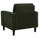 Rumi Accent Club Chair | Track Arms | Foam Fill Matcha Green Upholstery