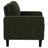 Rumi Accent Club Chair | Track Arms | Foam Fill Matcha Green Upholstery