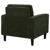 Rumi Accent Club Chair | Track Arms | Foam Fill Matcha Green Upholstery