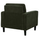 Rumi Accent Club Chair | Track Arms | Foam Fill Matcha Green Upholstery