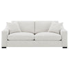 Shanice 2 Seater Sofa w 2 Pillows | Foam Fill S& Beige Upholstery 90"