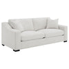 Shanice 2 Seater Sofa w 2 Pillows | Foam Fill S& Beige Upholstery 90"